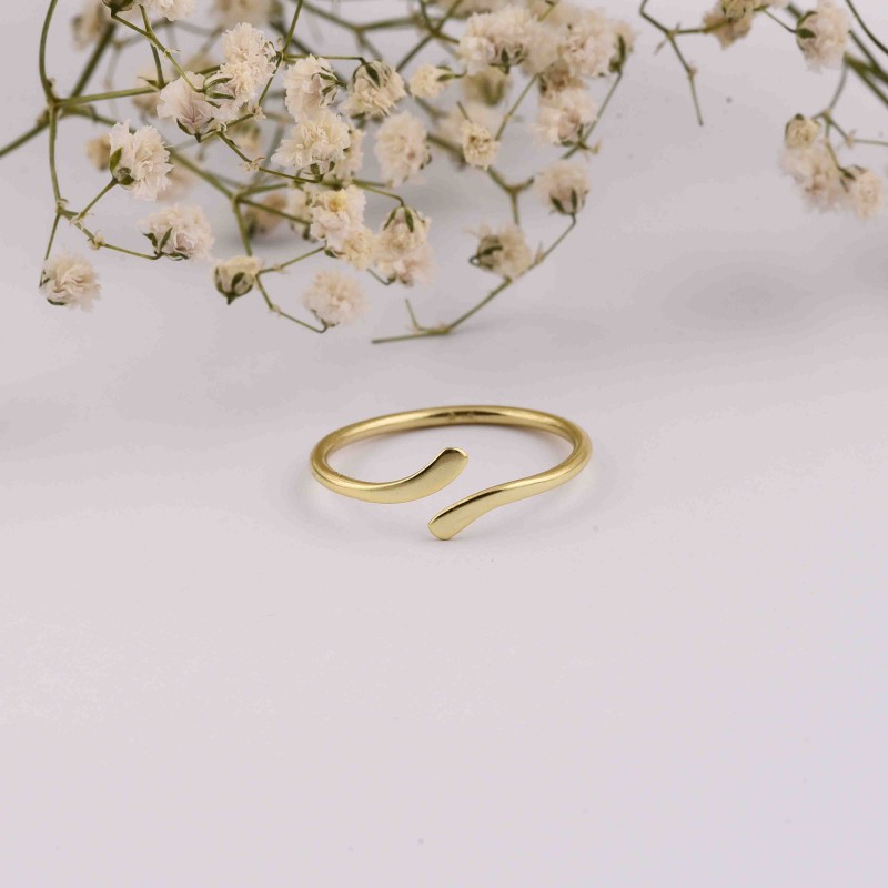 18K Gold Plated Stainless Steel Classic Texture Snake Design Openwork Adjustable  Ring Women's Fashion Titanium Steel Ring - China Gold Vermeil Jewelry and  Fashion Jewelry price | Made-in-China.com